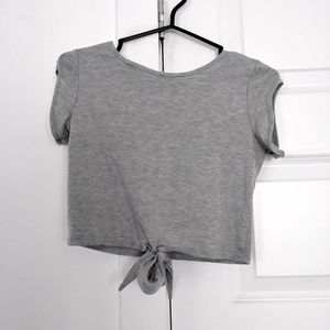 Crop top with knot